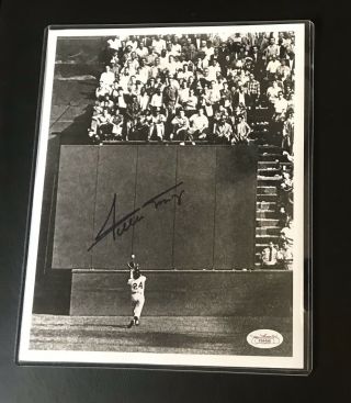 Willie Mays Signed 8X10 Photo Giants The Catch Autograph AUTO JSA 2