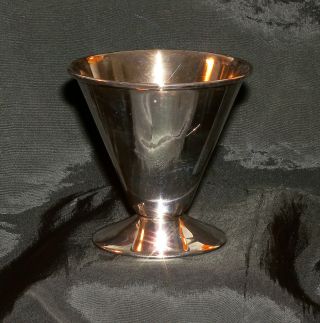 Vintage Silver Plate Shot Jigger Cup 100ml 3oz Bernard Rice 