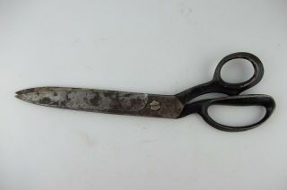 Vintage Wiss Inlaid 22 Tailors Scissors Large 12 " Metal Shears