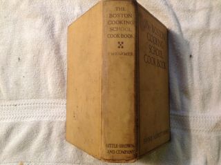 Vintage The Boston Cooking School Cook Book 1930 Hardcover Fannie Merritt Farmer 3
