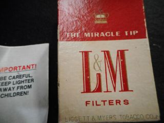 Vintage Continental L&M Cigarettes Lighter With Box. 2