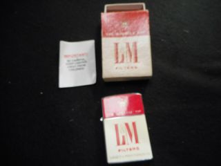 Vintage Continental L&M Cigarettes Lighter With Box. 3