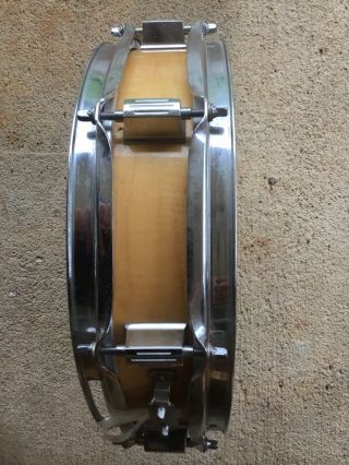 ludwig piccolo snare drum 80’s Black & White Badge Vintage 3