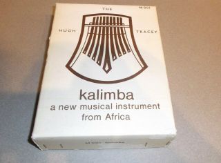 Vintage Hugh Tracey 17 Key Kalimba African Musical Instrument Thumb Piano