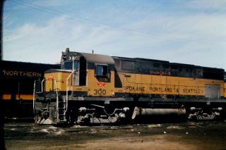 Slide Spokane Portland & Seattle Railroad 300 Pasco,  Wa 1968