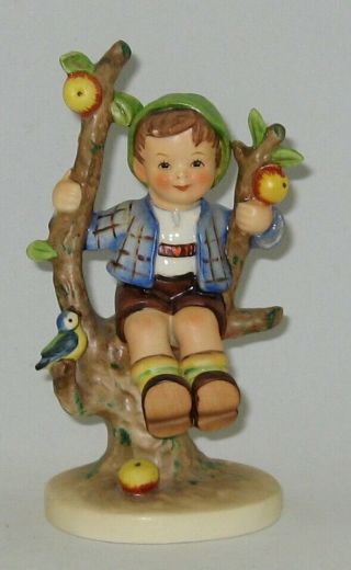 Vintage Hummel Figurine " Apple Tree Boy " Hum 142/i Trademark 5 / No Box