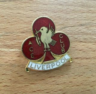 Liverpool - Ace Club - Vintage Coffer Enamel Badge/pin