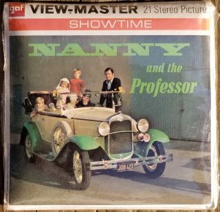 Vintage 1970 Nanny And The Professor Viewmaster Set B573