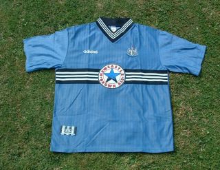 Newcastle United Vintage Away Football Shirt Jersey 1996