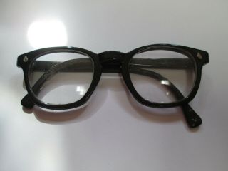 Vintage Ao American Optical Eyeglasses Eye Glasses Flexi - Fit 6m Z87 Black