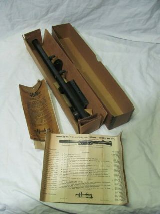 Vintage Mossberg Rifle 4 Power Scope M4 (b) W/ Mount