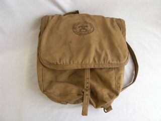 Vintage Boy Scouts Of America Backpack Rucksack Haversack Camping Hiking Bag