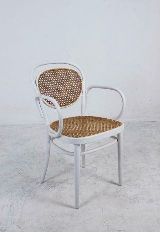 Vintage No.  215 Bentwood Armchairs By Michael Thonet For Thonet