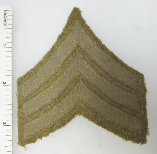 Ww1 Vintage Us Army Sergeant Rank Stripes Patch Single