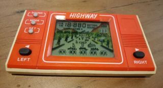 Highway Radio Shack 1986 Vintage Handheld Electronic Lcd Game