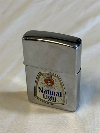 1993 Zippo Anheuser Busch Natural Light Beer Lighter