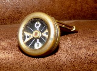 Antique Marble Arms & Mfg Co Gladstone,  Mi Pin Long Stem Compass Pocket