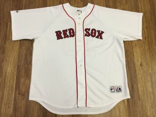 Mens 2xl - Vtg Mlb Boston Red Sox 10 Coco Crisp Majestic Sewn On Jersey