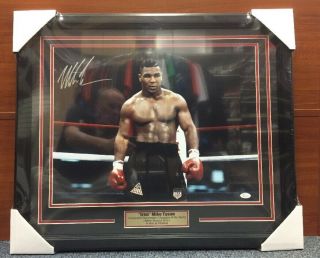 Mike Tyson Autographed Signed And Framed 16x20 Photo Jsa Auth