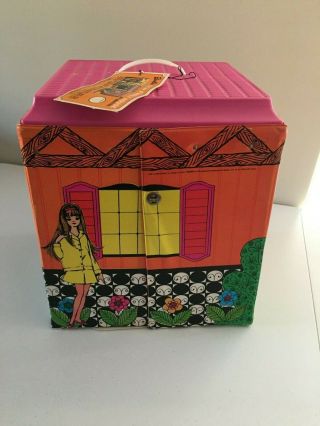 Vintage 1968 Mattel Barbie Family House With All Furniture & Tag Ex