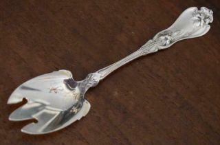 Lovely Rare Antique Sterling Whiting Violet Ice Cream Fork No Monogram Have Six