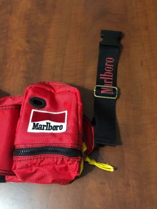 Marlboro Gear Utility Fanny Pack Pouch Red Camping Hiking Bag Vintage 1990s 3