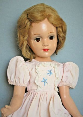 Vintage Arranbee R&b Debuteen Or Eugenia Composition Doll 18 " 1940s Mohair Wig