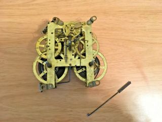 Clock Work Mechanism Antique E.  Ingraham Co.  Bristol Conn.  U.  S.  A.  Parts Restorat