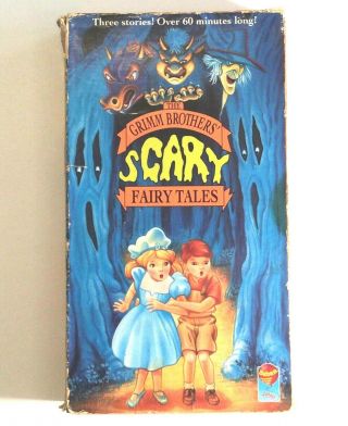 The Grimm Brothers Scary Fairy Tales Vhs Animated Vintage Old Woman In The Woods
