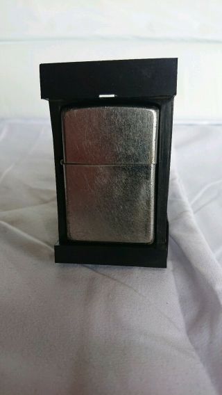 Zippo Silver Metal Lighter - Well And Worn - J 09