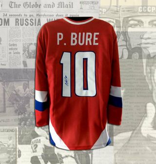 Pavel Bure Team Russia Olympic 1998 Autographed Jersey