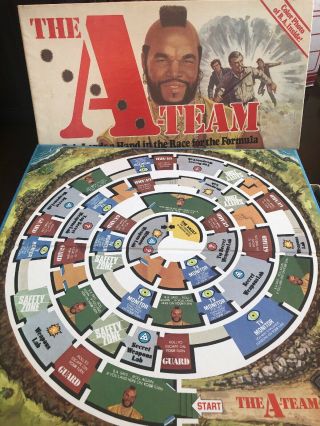 Vintage 1984 Parker Brothers The A - Team Board Game Complete (12)