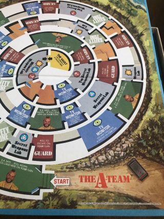 Vintage 1984 Parker Brothers The A - Team Board Game Complete (12) 3