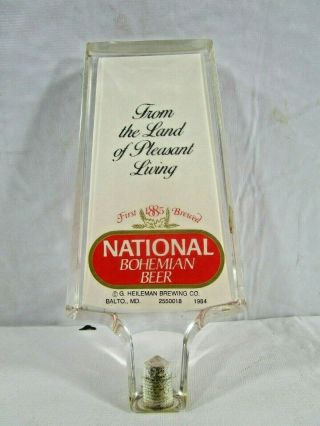 Vintage National Bohemian Beer Tap Handle 1960s - 70s Early National Keg Baltimore