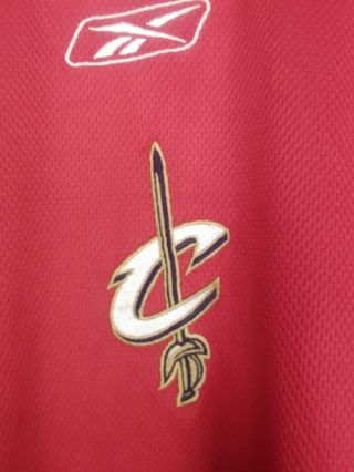 Reebok Cleveland Cavaliers Sleeveless Practice Jersey 3XLT 3XL TALL Embroidered 2