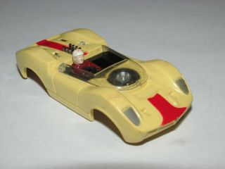 Vintage Aurora T Jet Slot Car Body,  Lemans Race Car,