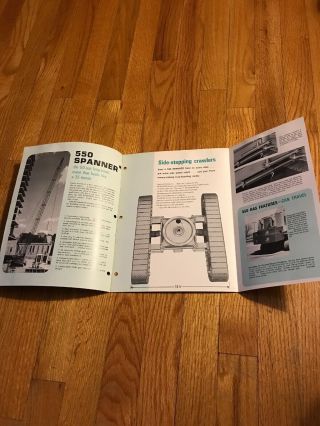 Vintage Koehring 550 Spanner Crane Brochure Guide 2