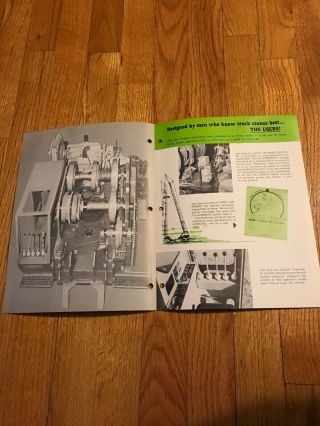 Vintage Koehring 665TC Truck Crane Brochure Guide 2