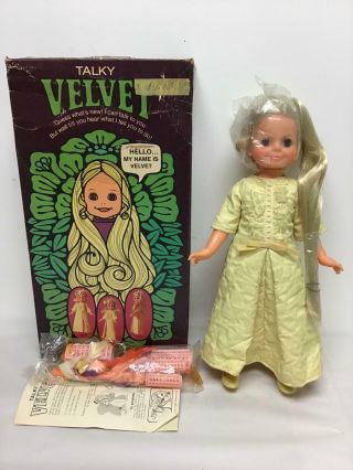 Vintage 1971 Ideal Crissy Doll - Talky Velvet,  Still Talks