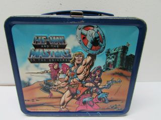 Vintage 1984 He - Man Metal Lunch Box