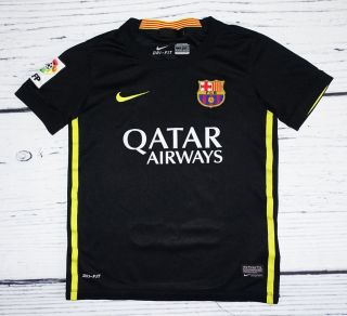 Nike Fc Barcelona Third 2013/2014 Boys Jersey Shirt Trikot Youth S 128 Cm 8 - 10 Y
