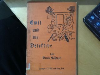 Vintage Softback Book Emil Und Die Detektive Erich Kastner 1933 In German