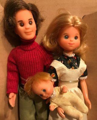 Vintage 1973 Mattel Sunshine Family Dolls Steve Stephie Sweets No.  7739 w Box 3
