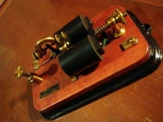 Antique J.  H.  Bunnell Co.  Western Union Rr Telegraph Relay Sounder 2 - 3 100 Ohm