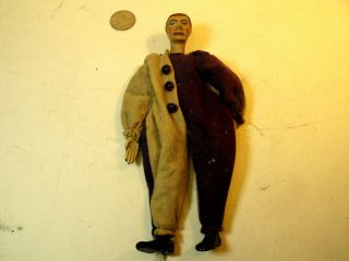 SABA Bucherer metal jointed doll,  RARE clown suit 2