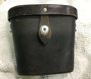 Vintage Bausch & Lomb Leather Binocular Case Only Empty
