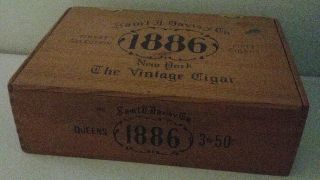 Wood Cigar Box Sam 