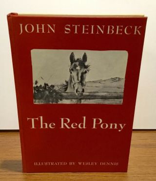 The Red Pony By John Steinbeck Illustrated Hc/dj 9th Print Viking Press 1968