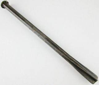 Vintage E - Z Brand 13/16 Star Hand Chisel Iron 11 - 3/4  Long Masonry Steel Tool