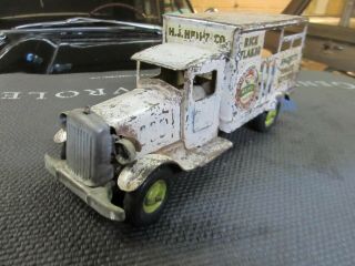 Metalcraft Vintage Toy Heinz Pickles Delivery Box Truck Stamped Steel 1930 